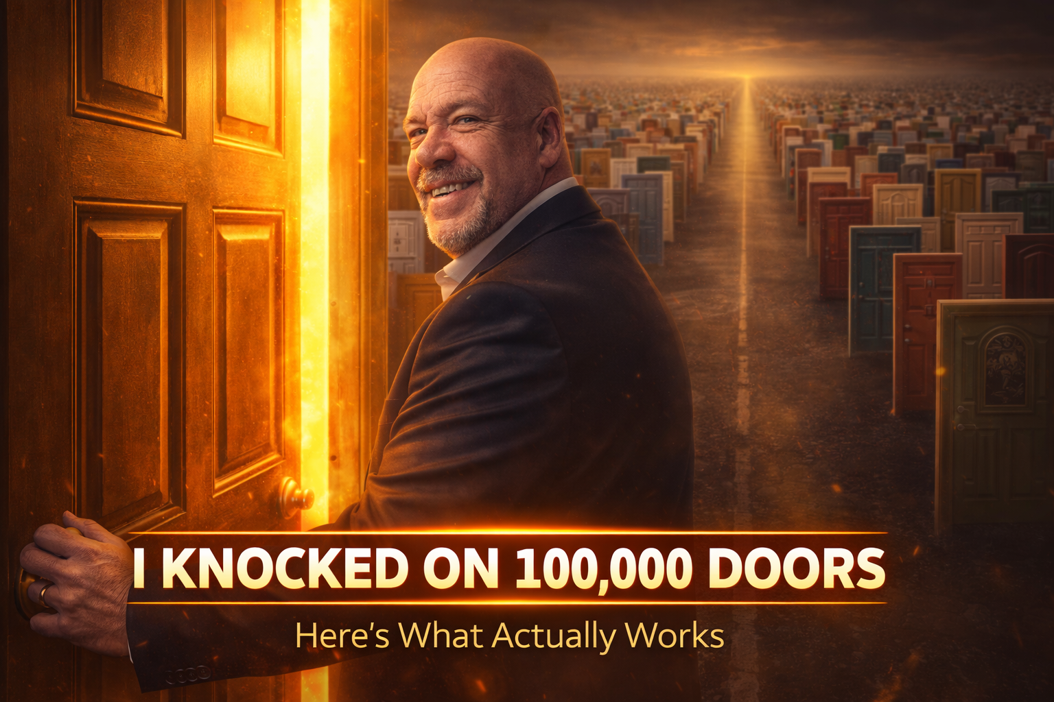 I Knocked on 100,000 Doors. Here's What Actually Works.