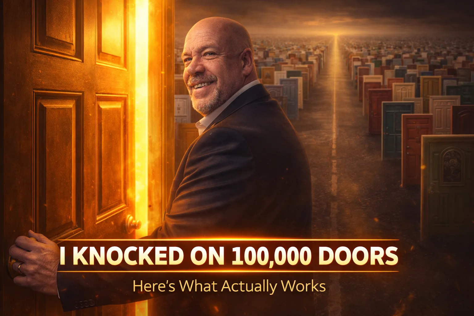I Knocked on 100,000 Doors. Here's What Actually Works.