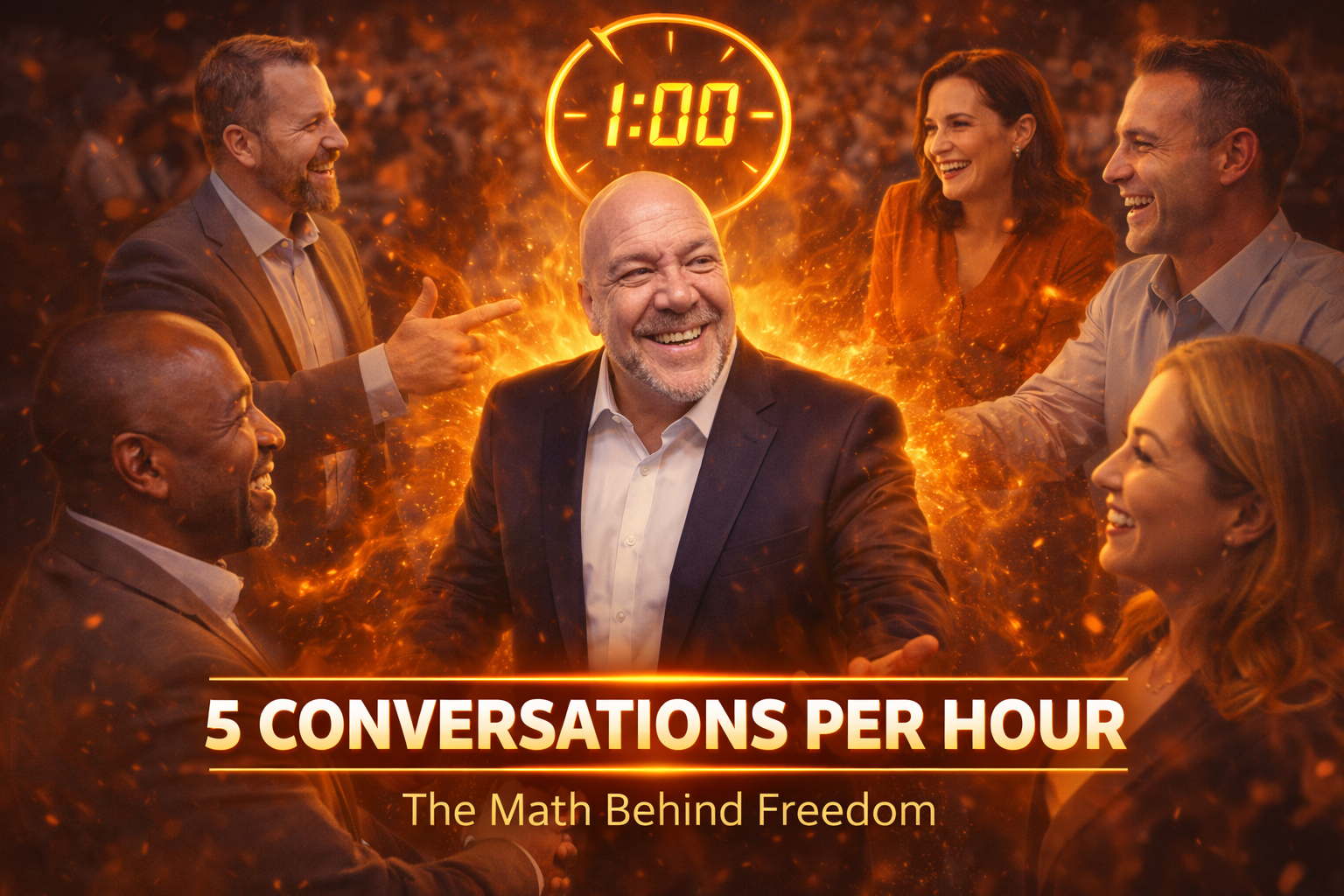 5 Conversations Per Hour: The Math Behind Freedom-Based Income